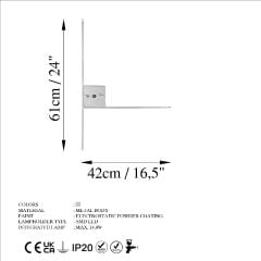 Aydinlatmadunyam Aplik Chrome Sarf-13618