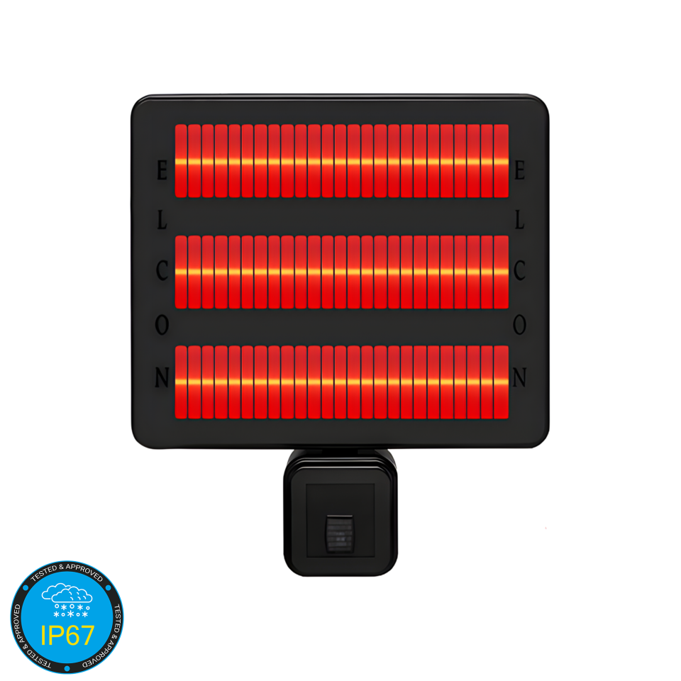 Hava Kosullarina Dayanikli Açik Hava Uzaktan Kumandali Elektrikli Infrared Isitici RCTH-6000