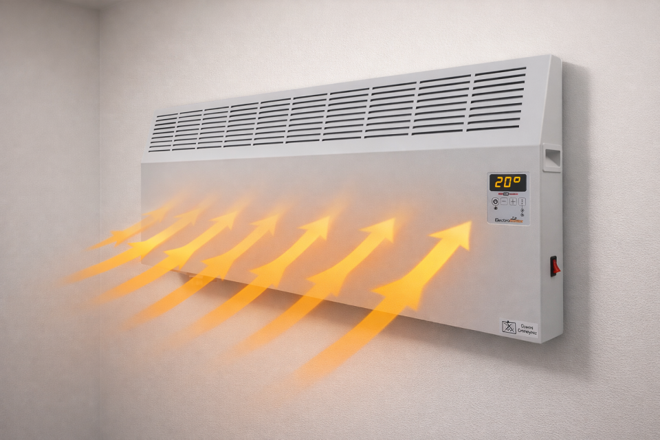 Heatbox Konvektör 1000W Manuel Elektrikli Isitici
