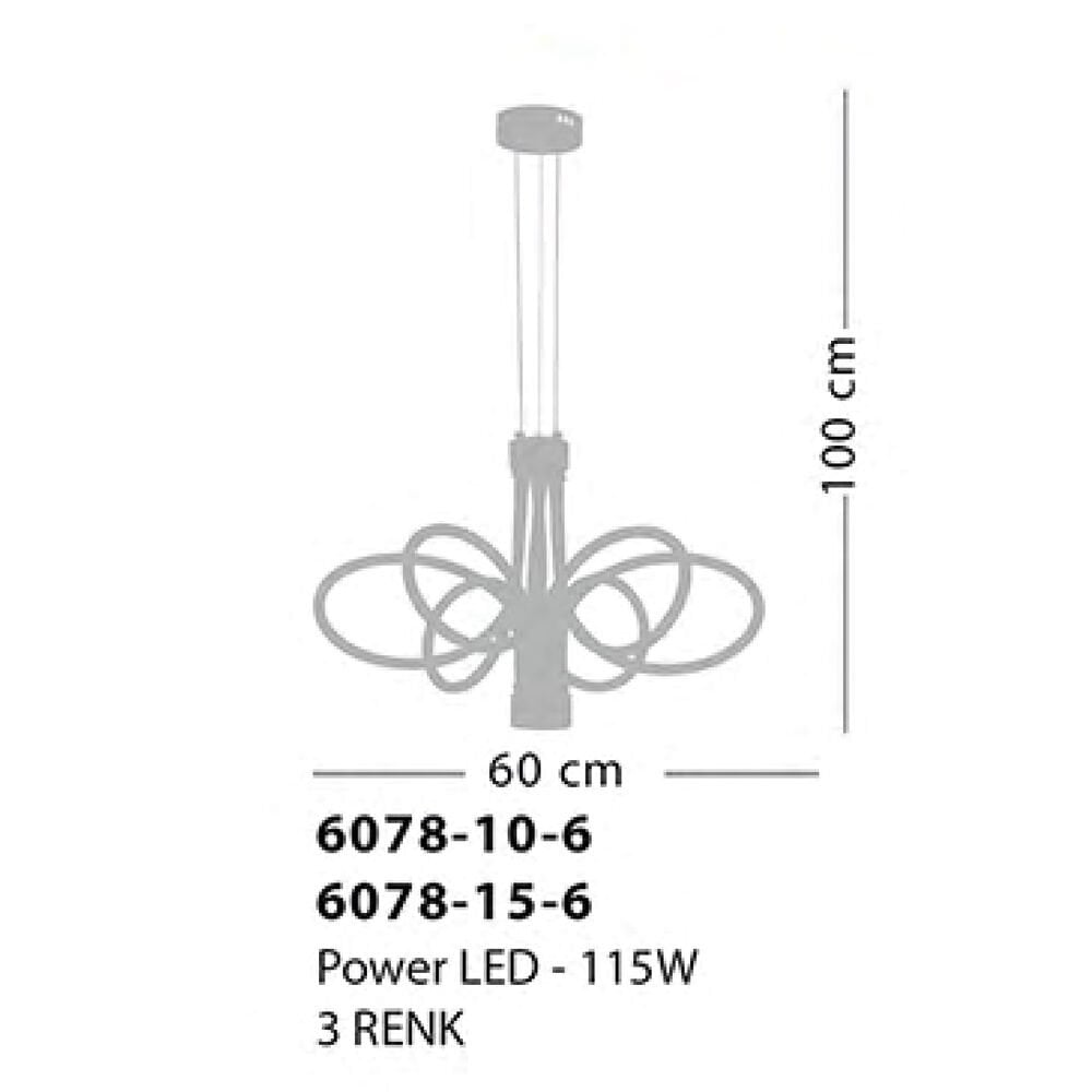 Vera Krom Led Avize