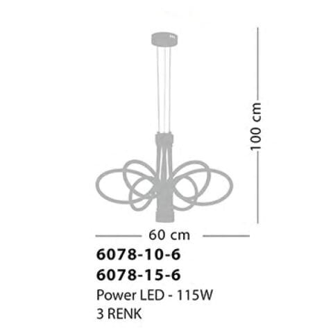 Vera Krom Led Avize
