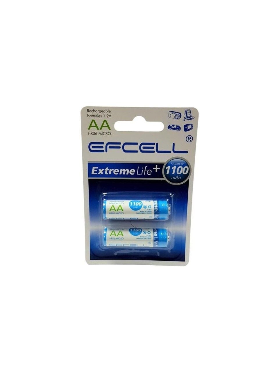 Efcell 1.2V Aaa Sarjli 1100 Ma Kalem Pil 2Adet