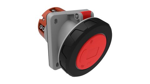 Bemis  4/125A. 45° Eğik Makine Priz IP67 BC1-6504-7420
