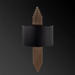 Aydinlatmadunyam Aplik BlackCopper Mizrak-617