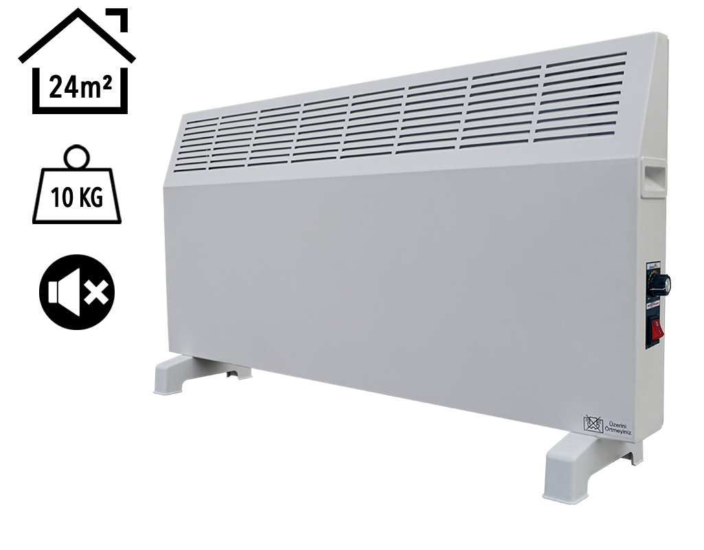 Heatbox Konvektör 2000W Manuel Elektrikli Isitici