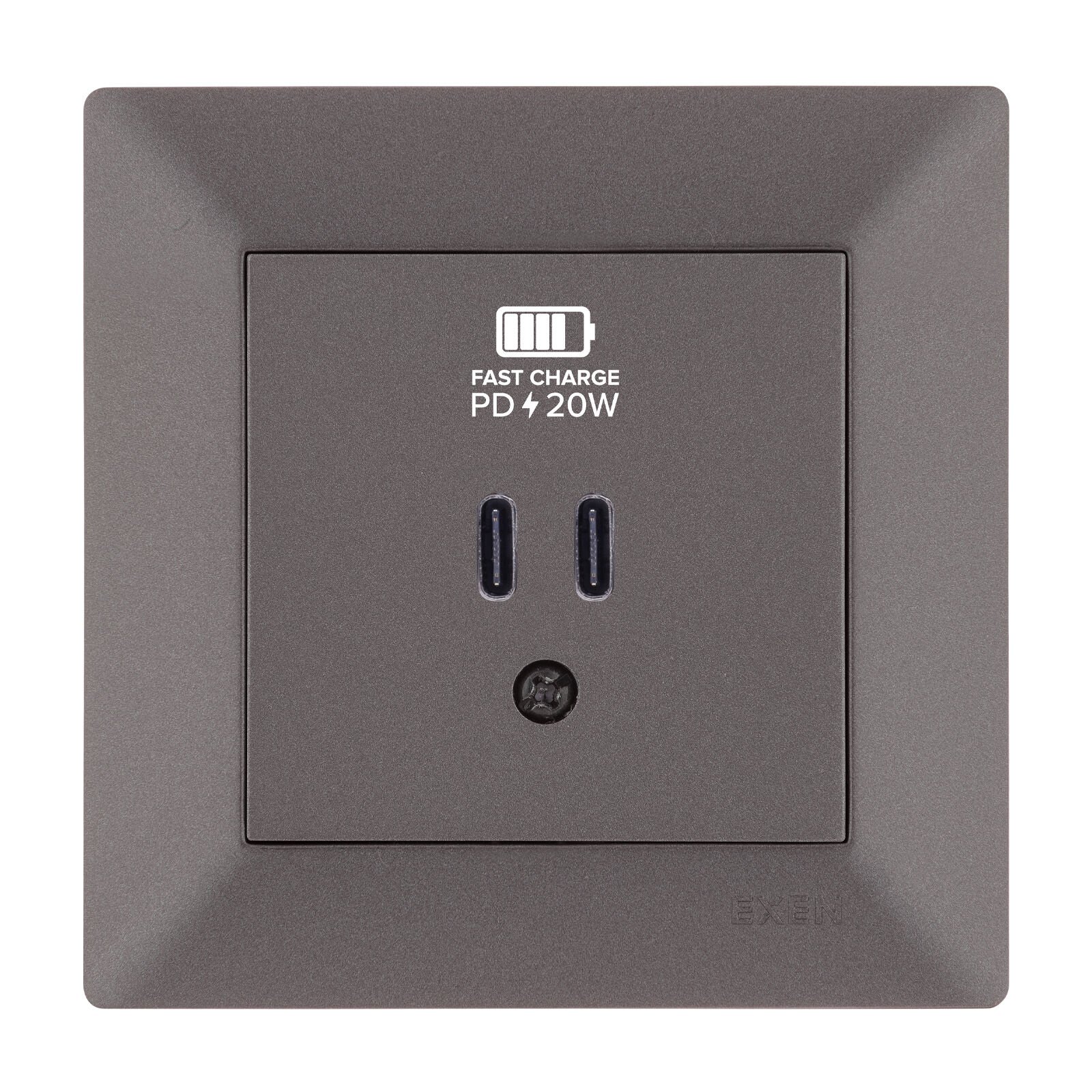 Exen Odak Mocha 2X Usb Sarj Prizi Type-C Komple Takim