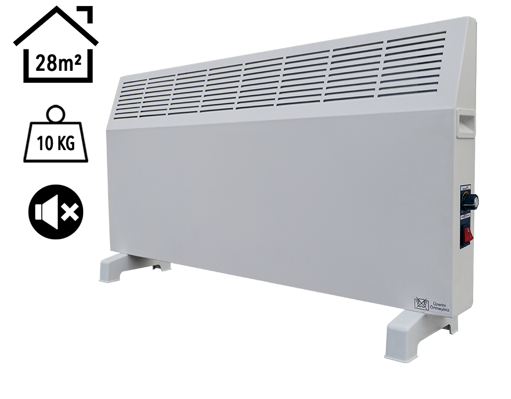 Heatbox Konvektör 2500W Manuel Elektrikli Isitici