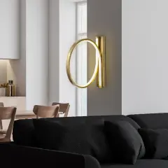 Aydinlatmadunyam Aplik Gold Halka-13305
