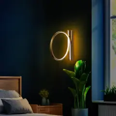 Aydinlatmadunyam Aplik Gold Halka-13305