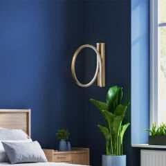 Aydinlatmadunyam Aplik Gold Halka-13305