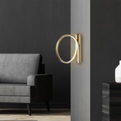 Aydinlatmadunyam Aplik Gold Halka-13305