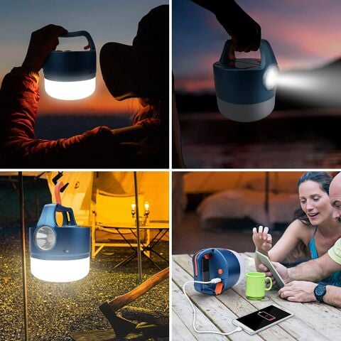 Forlife FL-3210M 30W 6500K Beyaz Solar Mavi Kamp Lambası