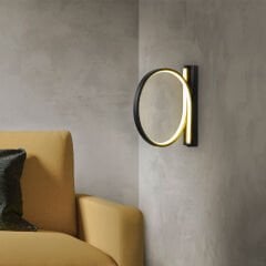 Aydinlatmadunyam Aplik Black Halka-13306