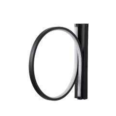 Aydinlatmadunyam Aplik Black Halka-13306