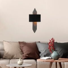 Aydinlatmadunyam Aplik Black Mizrak-621