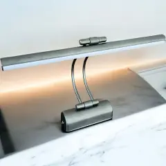 Cata Kugu Resim Banyo Aplik Siyah Kasa Beyaz Isik