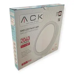 ACK 24W Beyaz 6500K Sıva Üstü Yuvarlak Led Panel AP03-02430