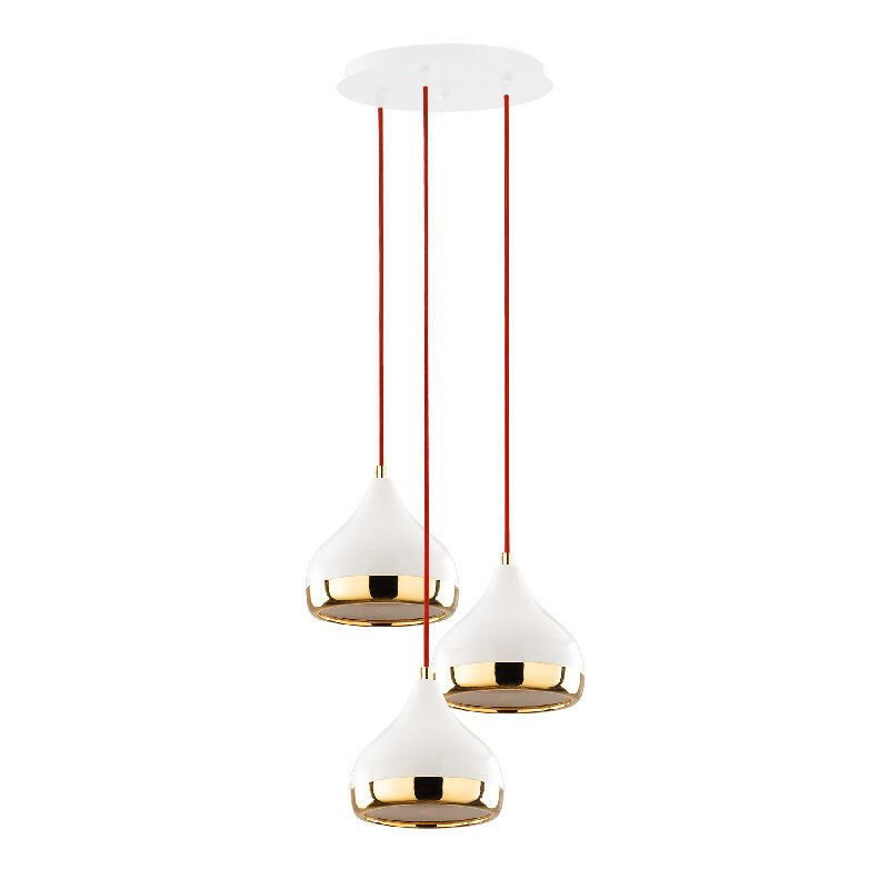 Aydinlatmadunyam Sarkit WhiteRedGold Yildo-M-6872