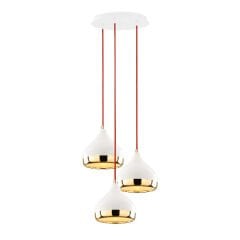Aydinlatmadunyam Sarkit WhiteRedGold Yildo-M-6872