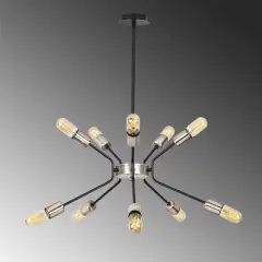 Aydinlatmadunyam Avize BlackNickel Ve-3831