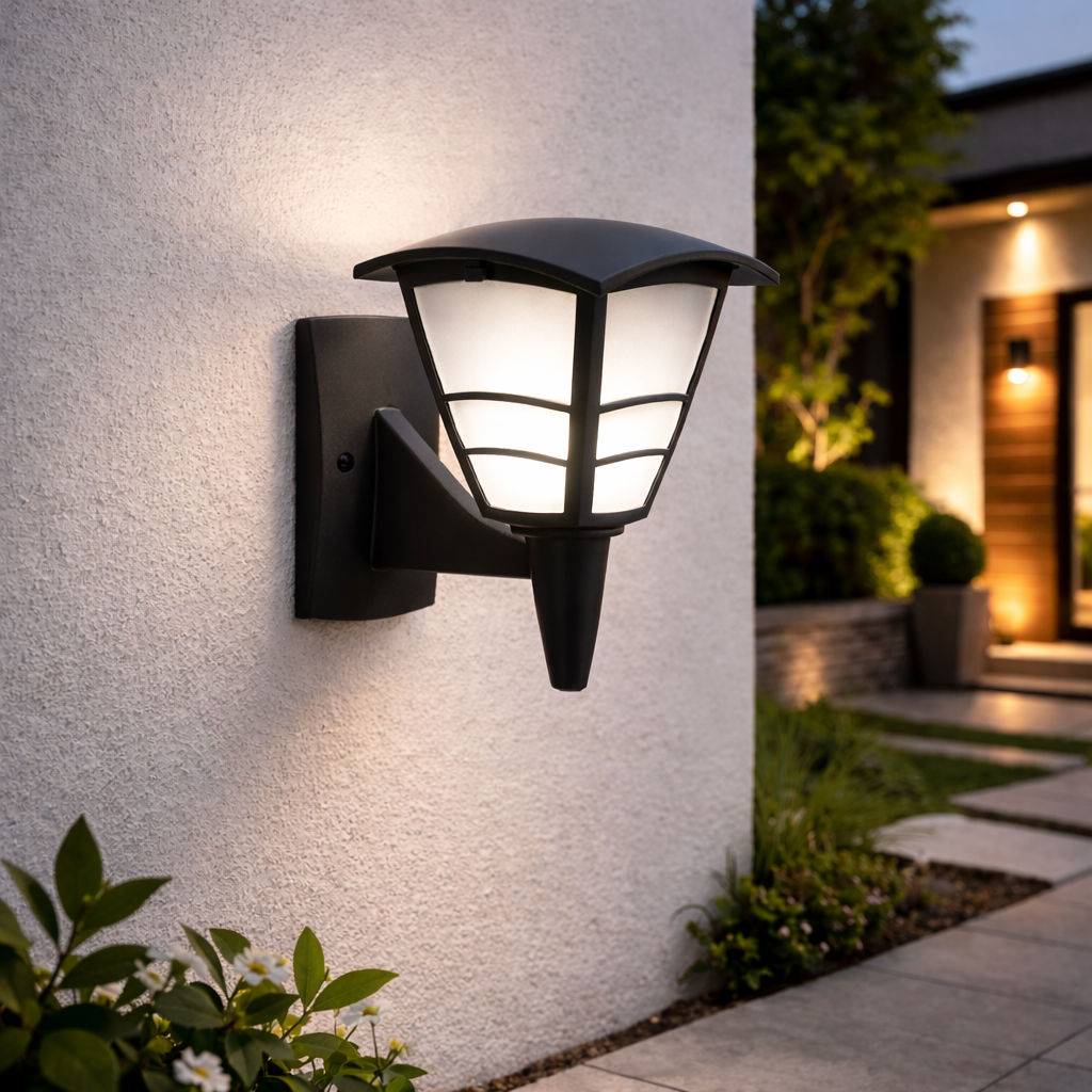 Horoz 400-010-133 Yonca-2 Bahçe Aydinlatmasi Siyah E27