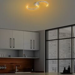 Aydinlatmadunyam Plafonyer Chrome Es-13586