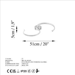 Aydinlatmadunyam Plafonyer Chrome Es-13586