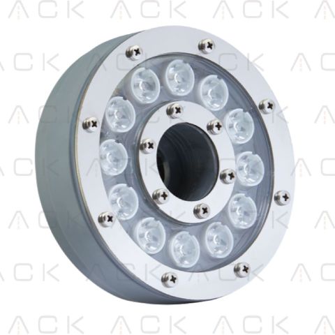 Ack 12W Yesil Led Havuz Yer Armatürü Gri