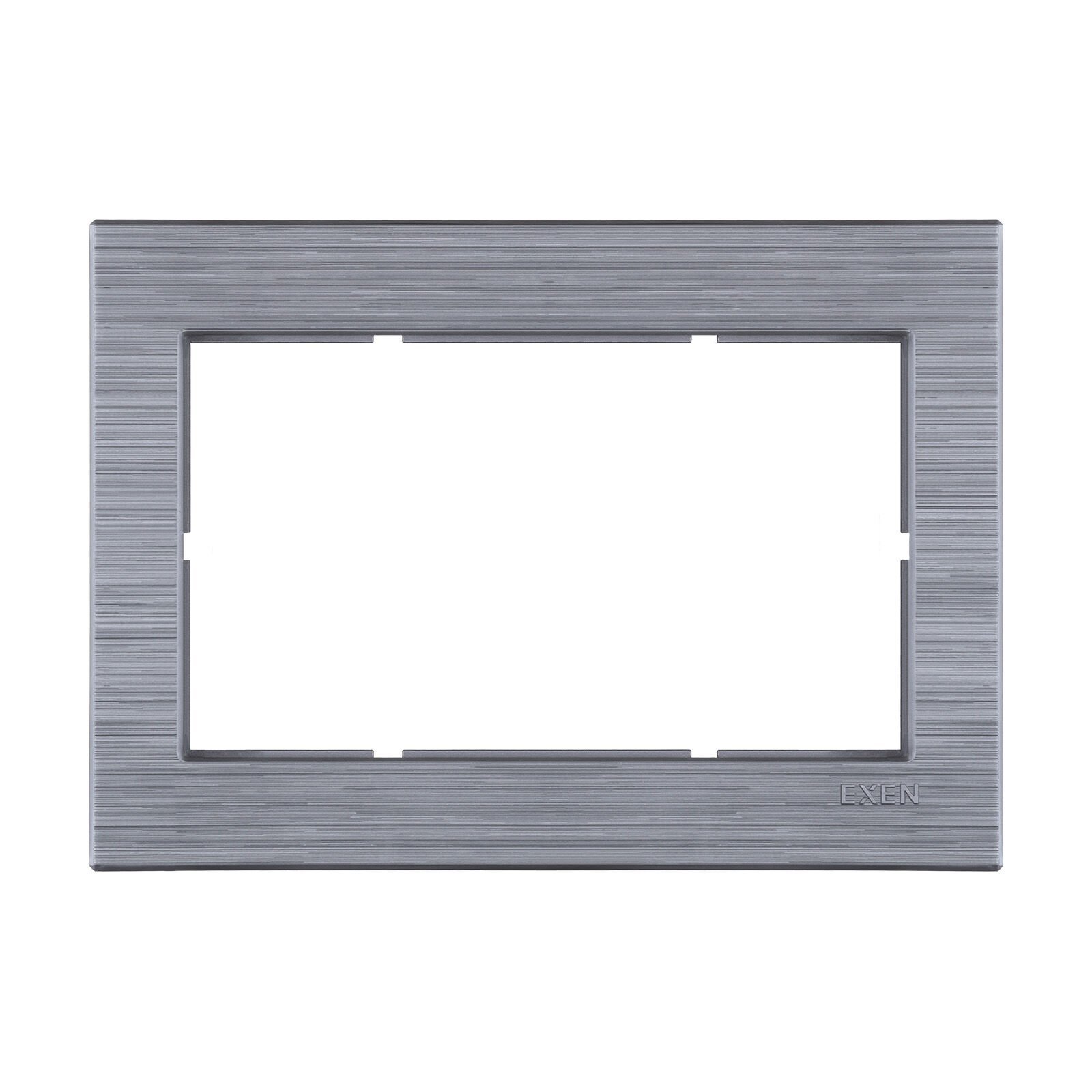 Exen Comfort Iron Ikili Priz Çerçeve