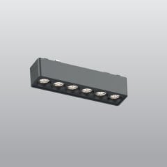 ACK 6W Slim Magnet Ray Armatürü Lensli 12,2Cm 3000K Ip20 Dip Switch Smart Driver Dimli