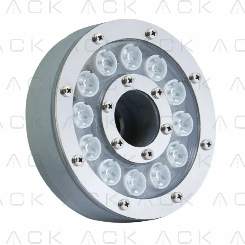 Ack 12W 3000K Led Havuz Yer Armatürü Gri