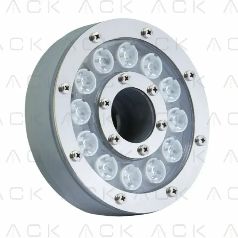 Ack 12W 3000K Led Havuz Yer Armatürü Gri