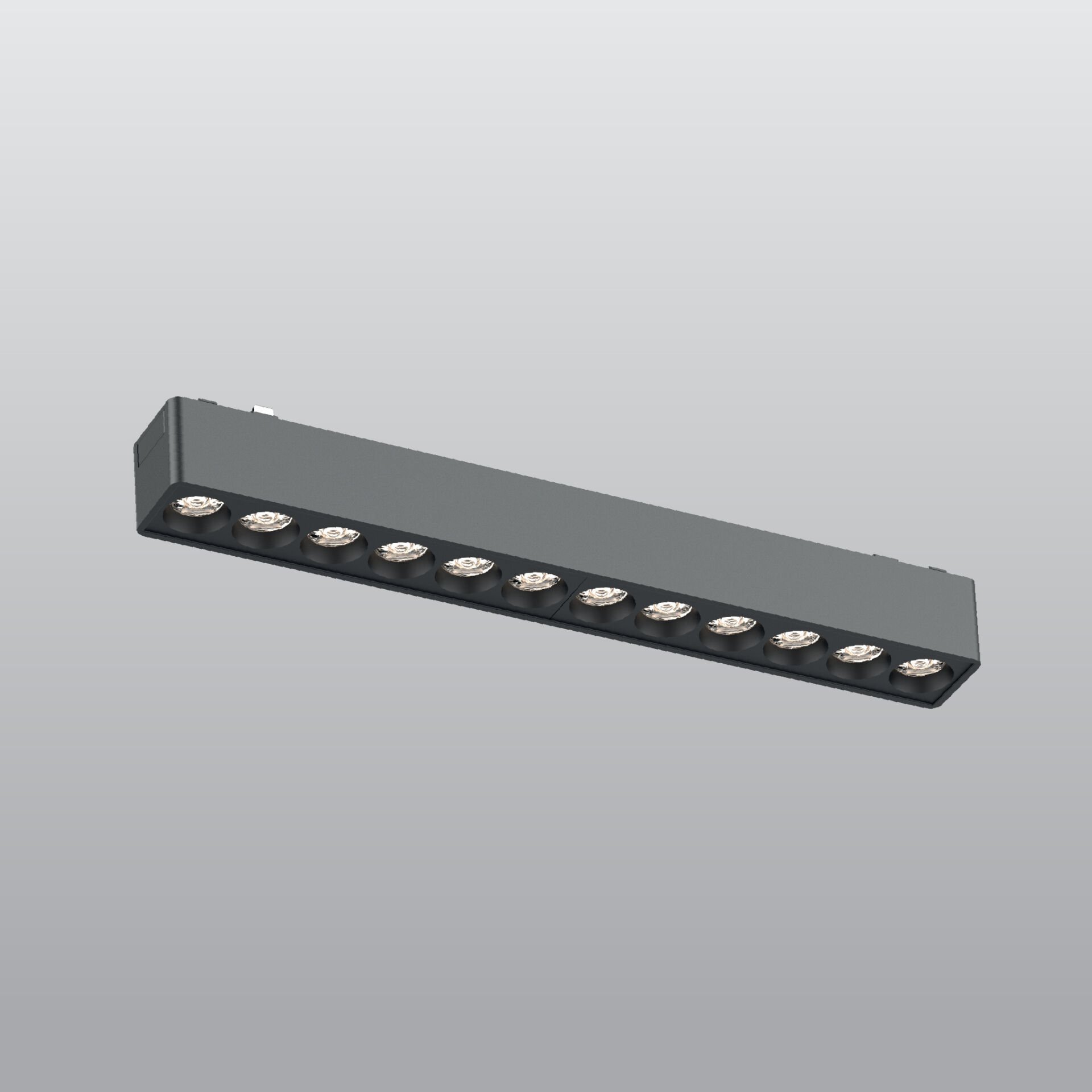 ACK 12W Slim Magnet Ray Armatürü Lensli 23Cm Dip Switch Smart Driver Dimli AD45-02291