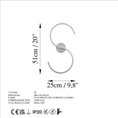 Aydinlatmadunyam Aplik Grey Es-13581