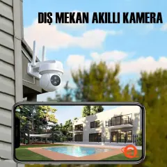 Cata CT-4051 Sensörlü Akıllı Dış Mekan Güvenlik Kamerası