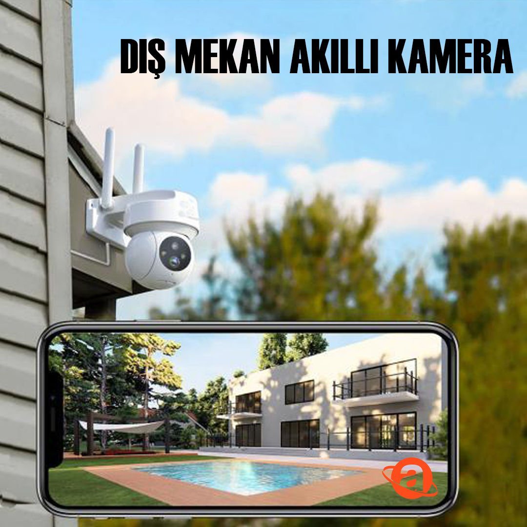 Cata CT-4051 Sensörlü Akıllı Dış Mekan Güvenlik Kamerası