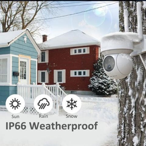 Cata CT-4051 Sensörlü Akıllı Dış Mekan Güvenlik Kamerası