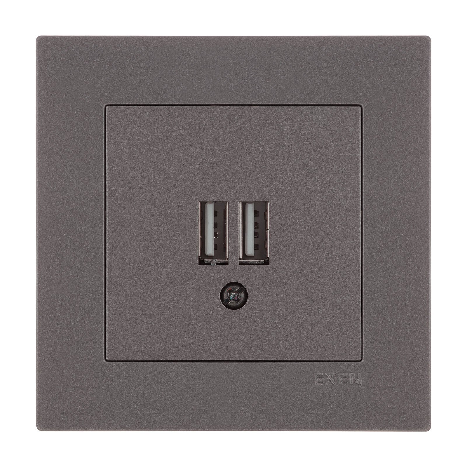 Exen Karell Mocha 2X Usb Sarj Prizi Komple Takim