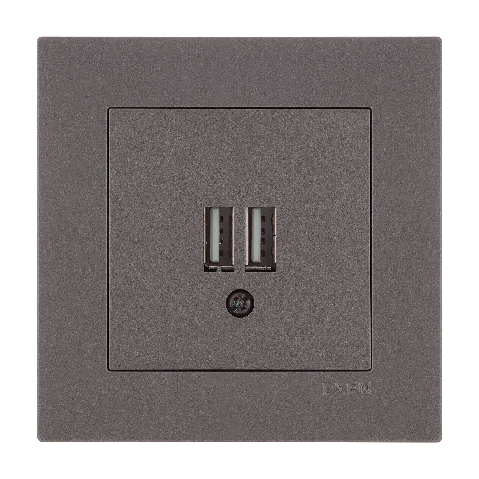 Exen Karell Mocha 2X Usb Sarj Prizi Komple Takim