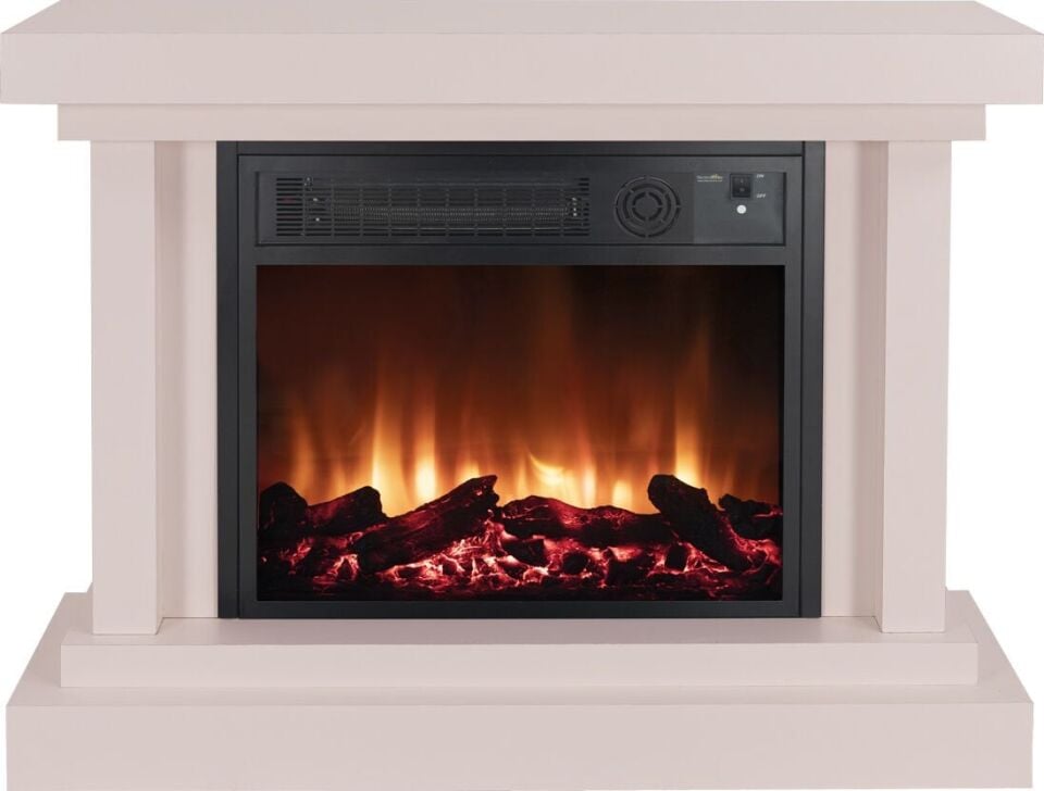 Heatbox Elektirikli Fanli Sömine 3000W Ay Tasi Desenli Bluetooth Ses Efektli