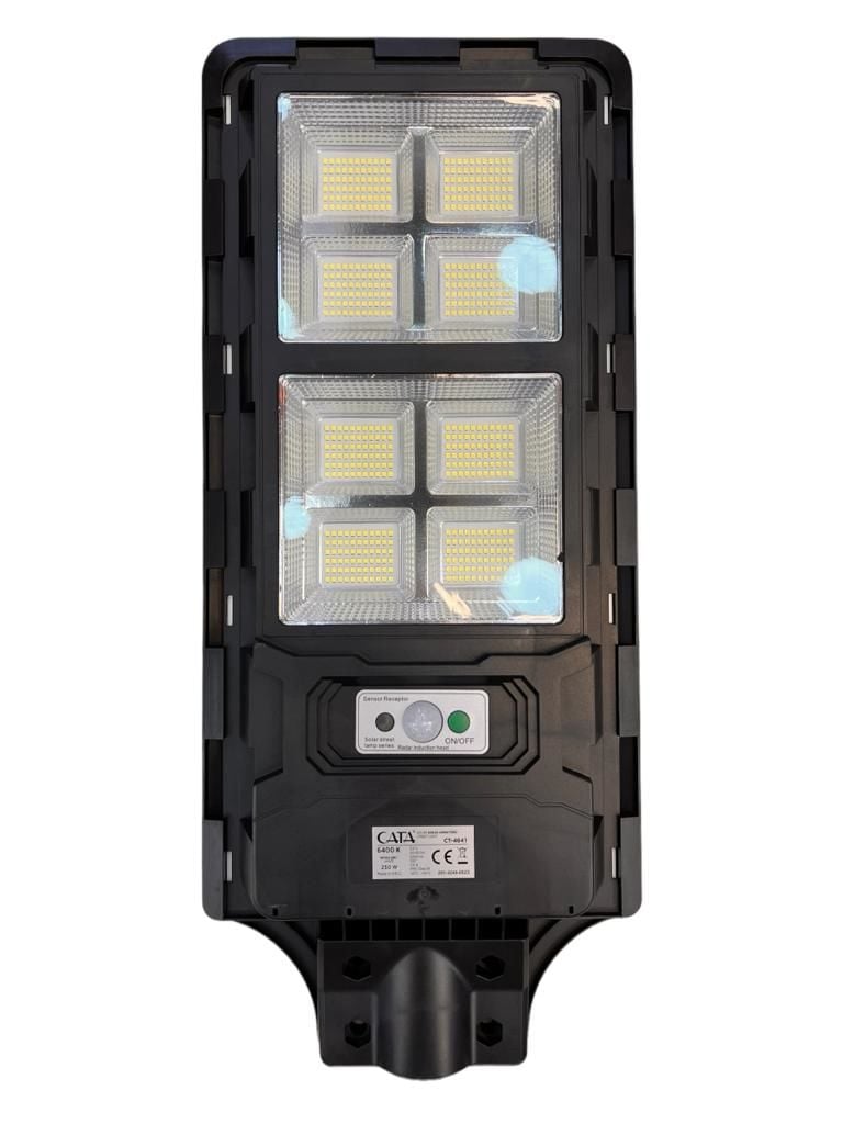 Ct-4641 250w Solar Sokak Armatürü Cata Beyaz Işık