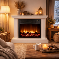 Heatbox Elektirikli Fanli Sömine 3000W Ay Tasi Desenli Bluetooth Ses Efektli