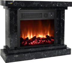 Heatbox Elektirikli Fanli Sömine 3000W Lotus Desenli Bluetooth Ses Efektli