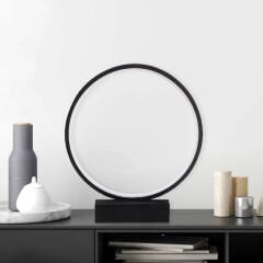 Aydinlatmadunyam Masa Lambasi Black Halka-13307