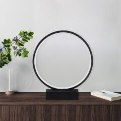 Aydinlatmadunyam Masa Lambasi Black Halka-13307