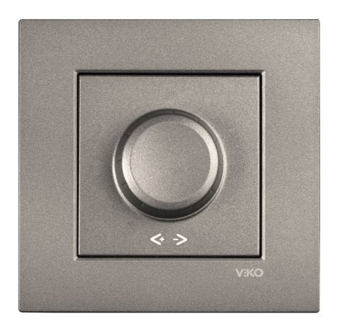 Viko Novella Artline Antrasit R Dimmer Mekanizma R 40-600W Çerçeve Dahil