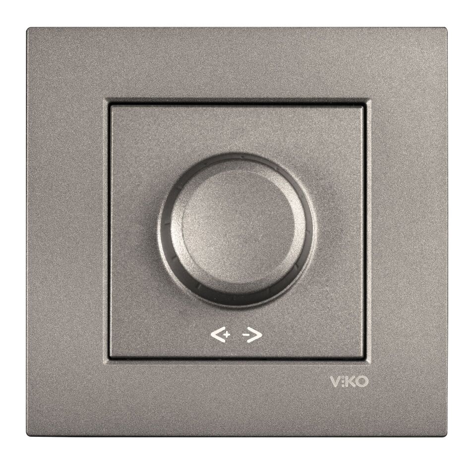 Viko Novella Artline Antrasit R Dimmer Mekanizma R 40-600W Çerçeve Dahil