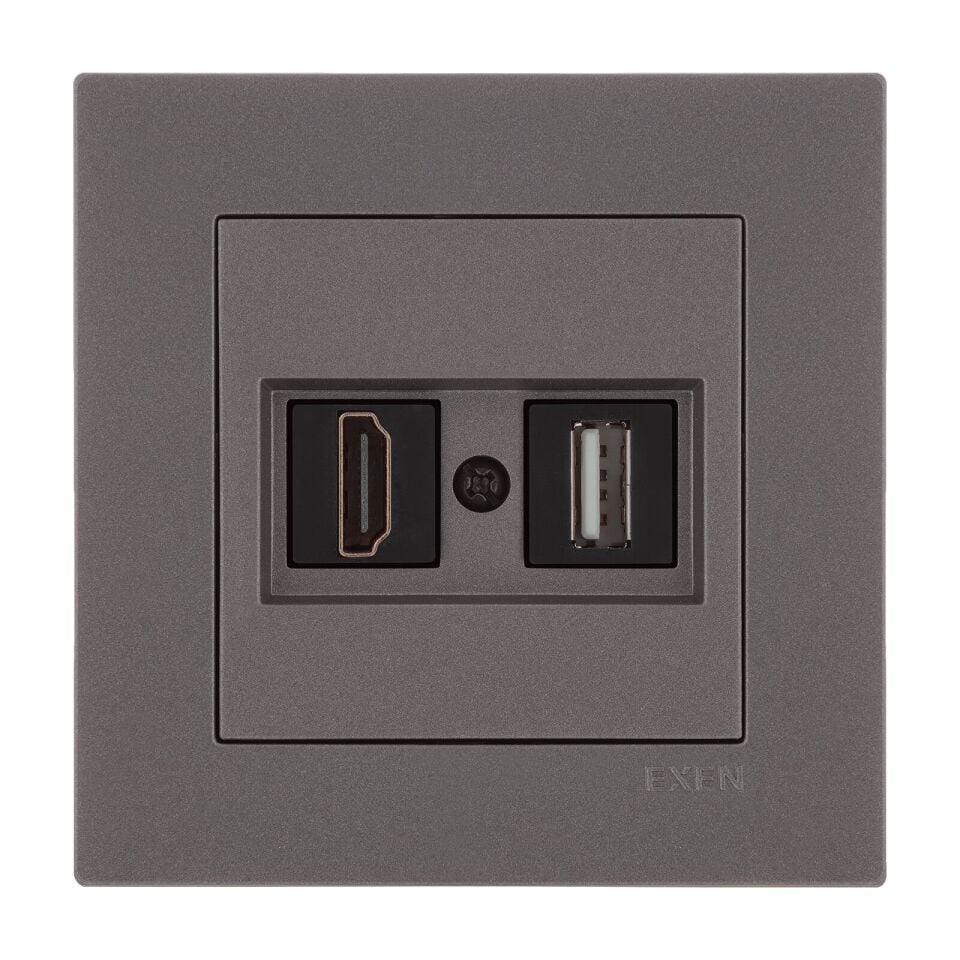 Exen Karell Mocha Hdmi+Usb Prizi Jakli (Sarj Edemez) Komple Takim