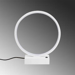 Aydinlatmadunyam Masa Lambasi White Halka-13308