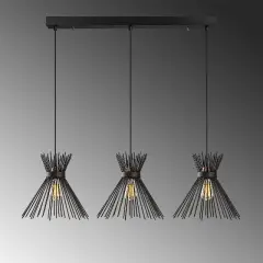 Aydinlatmadunyam Sarkit Black Kirpi-3088